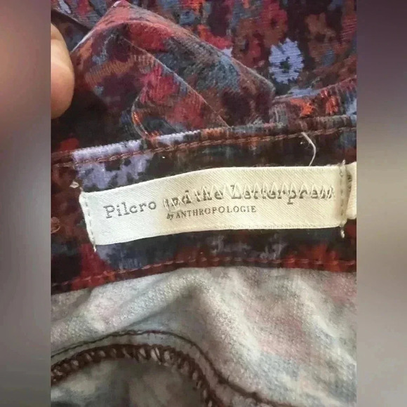 Pilcro and the Letterpress Anthropologie High Rise
Skinny Floral Pants Sz 28 - Picture 11 of 15